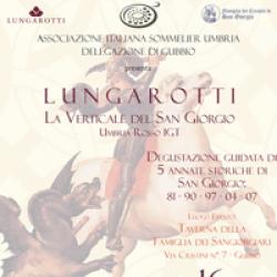Lungarotti - La Verticale del Sangiorgio Lungarotti - La Verticale del Sangiorgio